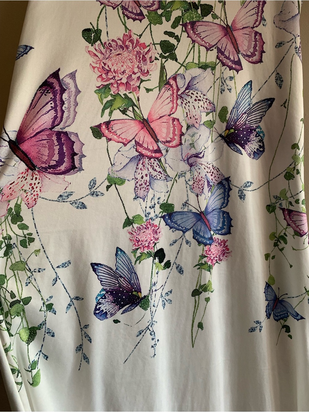 🦋Butterfly Maxi Dress Sundress — White Unbranded NWOT Never Worn - Picture 2 of 9